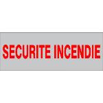 DOSSARD <br>SECURITE INCENDIE ROUGE
