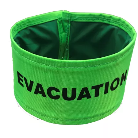 Brassard EVACUATION vert Roll up | Aquiserv