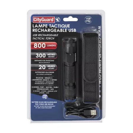 Lampe intervention rechargeable USB - 800 Lumens | Aquiserv