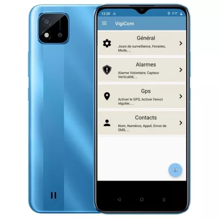 Mobile GSM d'Urgence PTI/DATI Aquiserv