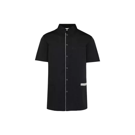 Blouse polycoton + boutons-pression homme