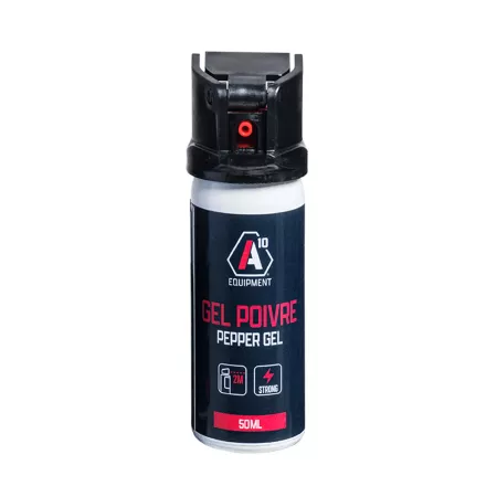 Aérosol lacrymogène anti-agression gel poivre 50 ml