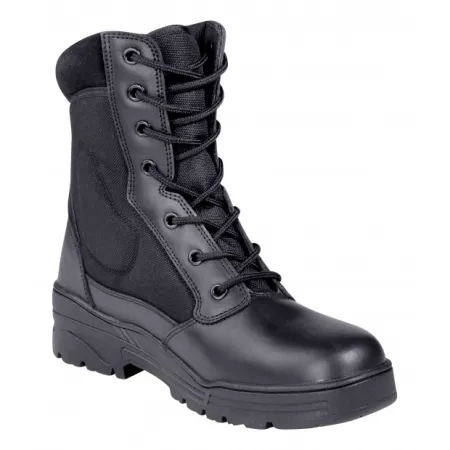 Chaussures rangers d'intervention MEGATECH cuir et cordura à lacets, coquées