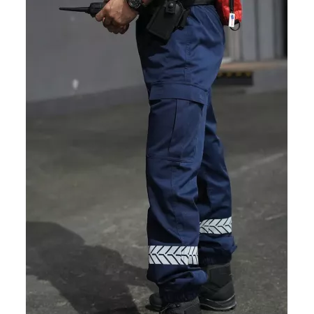 Pantalon marine avec bandes HV - GK