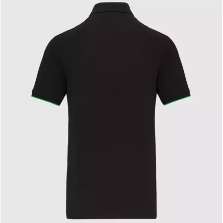 Polo DayToDay contrasté manches courtes homme