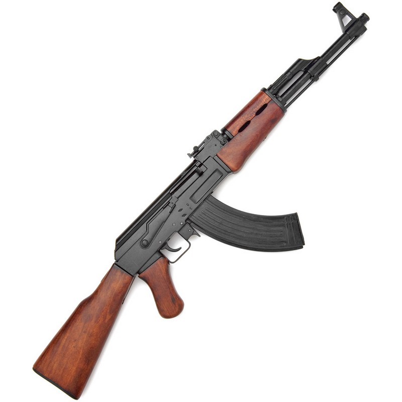 Rplique mtal crosse bois fusil AK47 KALASHNIKOV