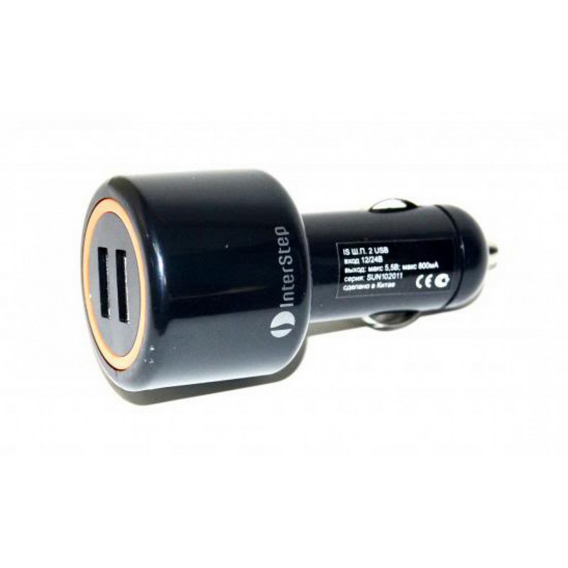 Chargeur voiture double USB 