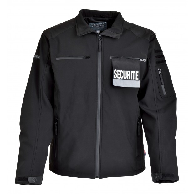 Blouson softshell SECURITE Noir