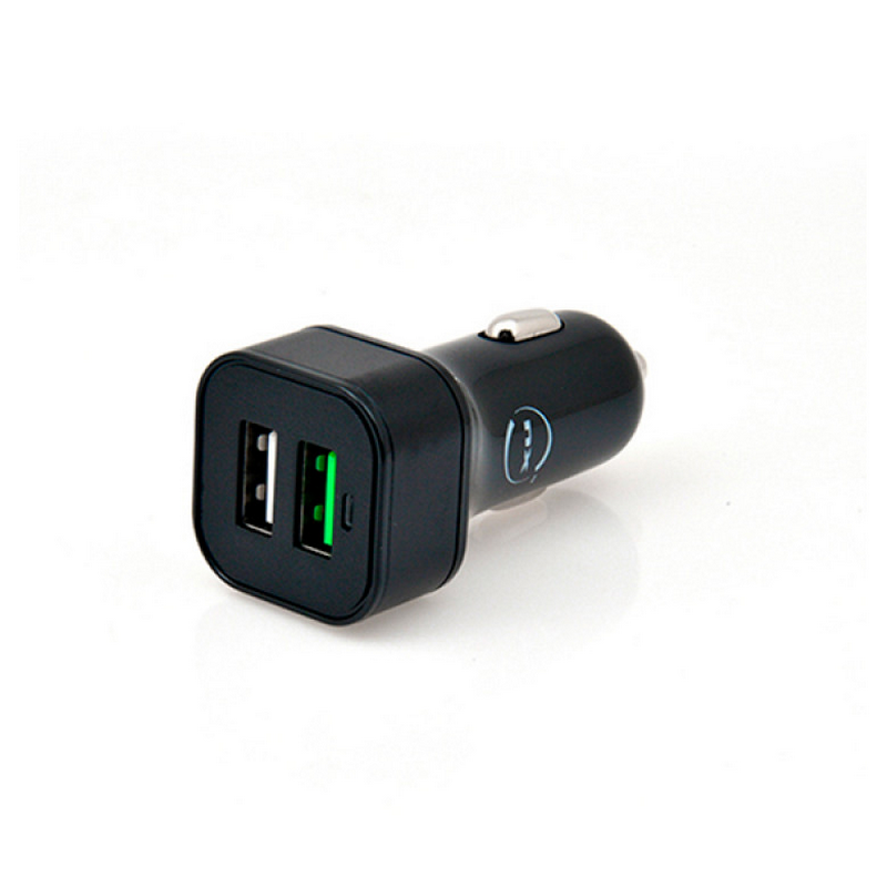 Chargeur voiture double USB - Charge rapide