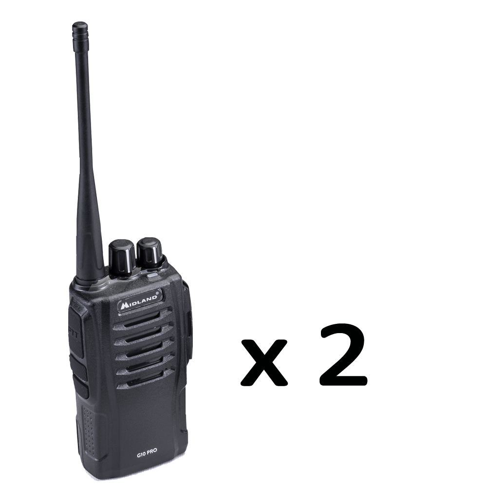 Pack 2 Portatifs radio - G10 PRO