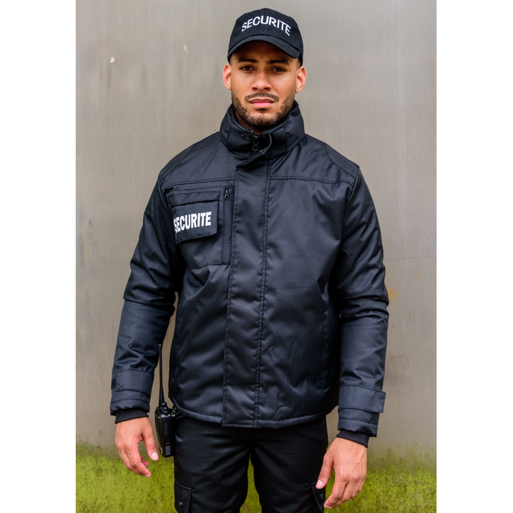 Parka SECURITE courte / noire